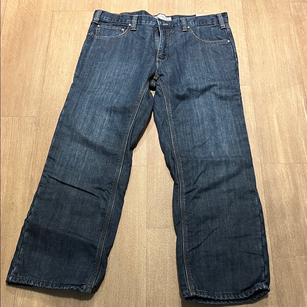 Men's Lined Blue Jeans